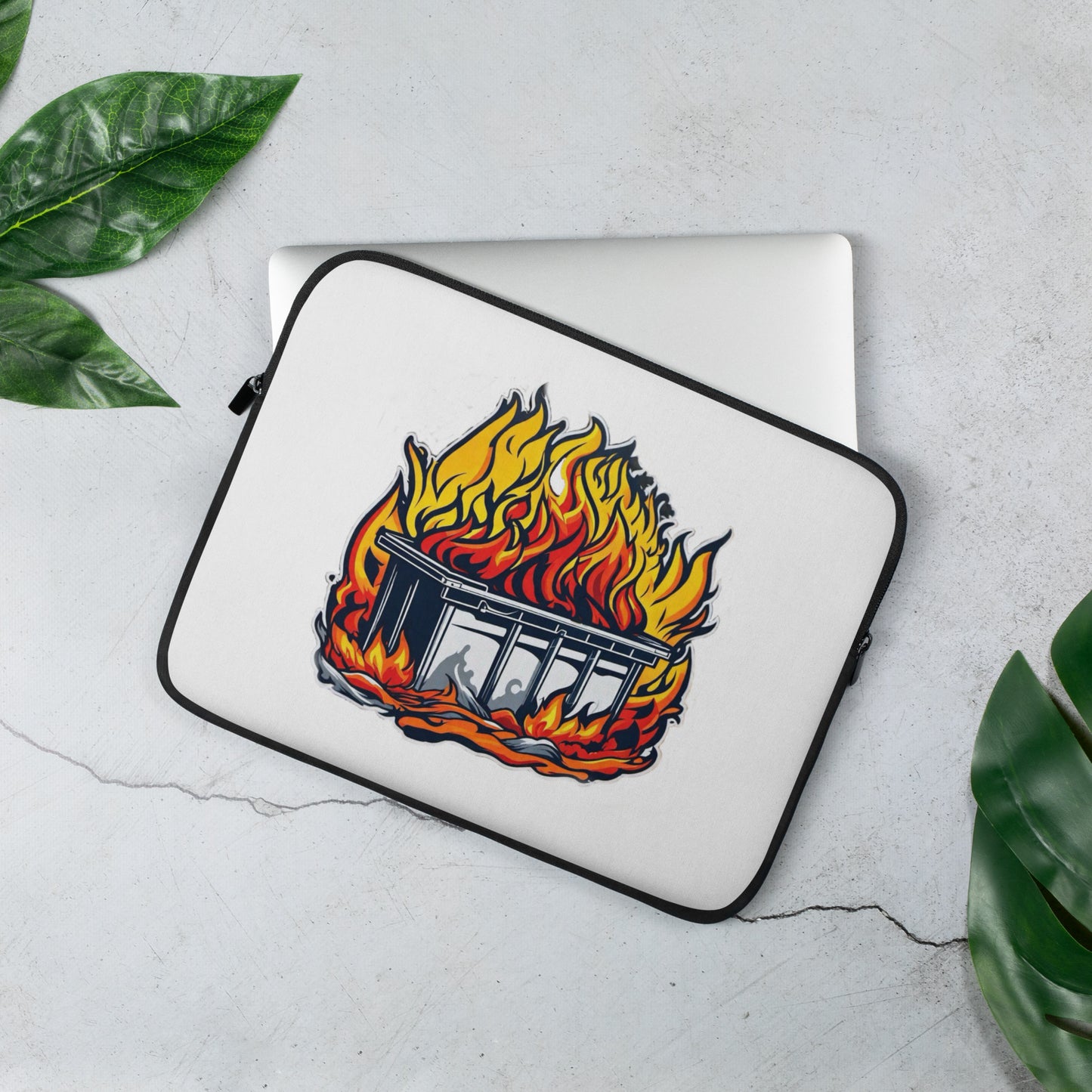 Dumpster Fire Laptop Sleeve