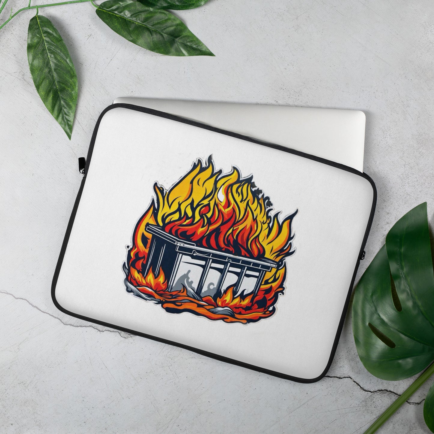 Dumpster Fire Laptop Sleeve