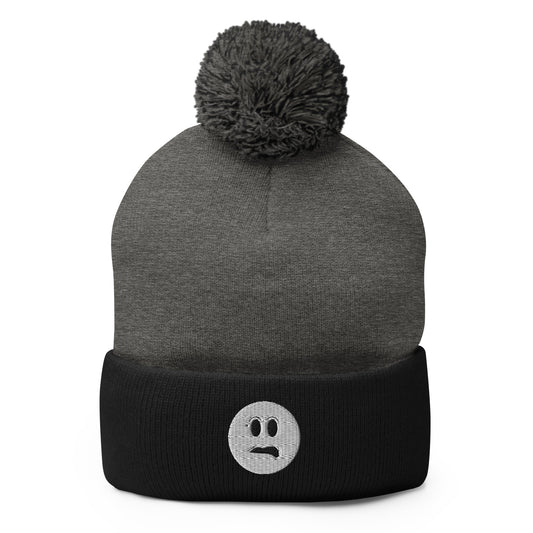 Essence of Fraught Pom-Pom Beanie